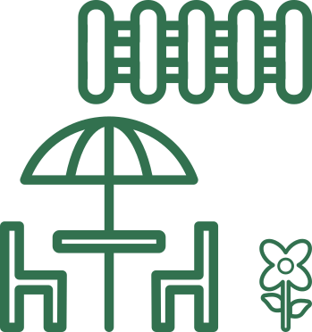 patio y jardín icon